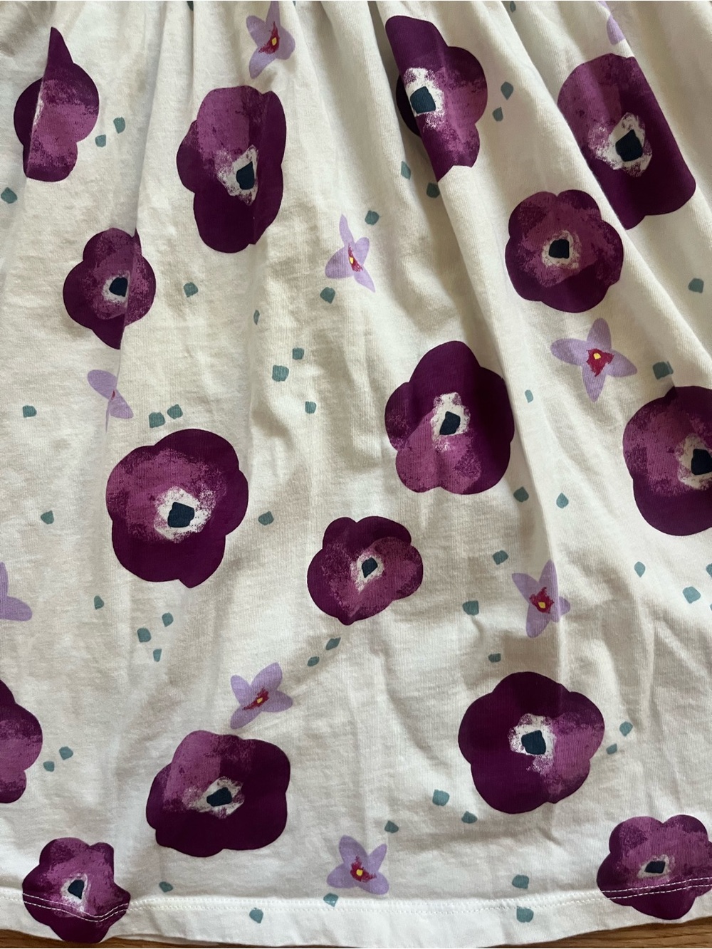 Tea Collection Cosmic Berry Floral Tiered Dress - Picture 6 of 6